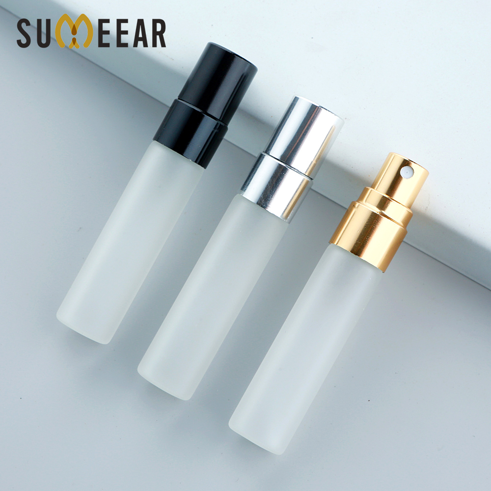 Fragrance Atomizer Pump - 5ml 100pcs Frosted มินิขวดน้ําหอมสเปรย์ขวด Parfum Atomizer