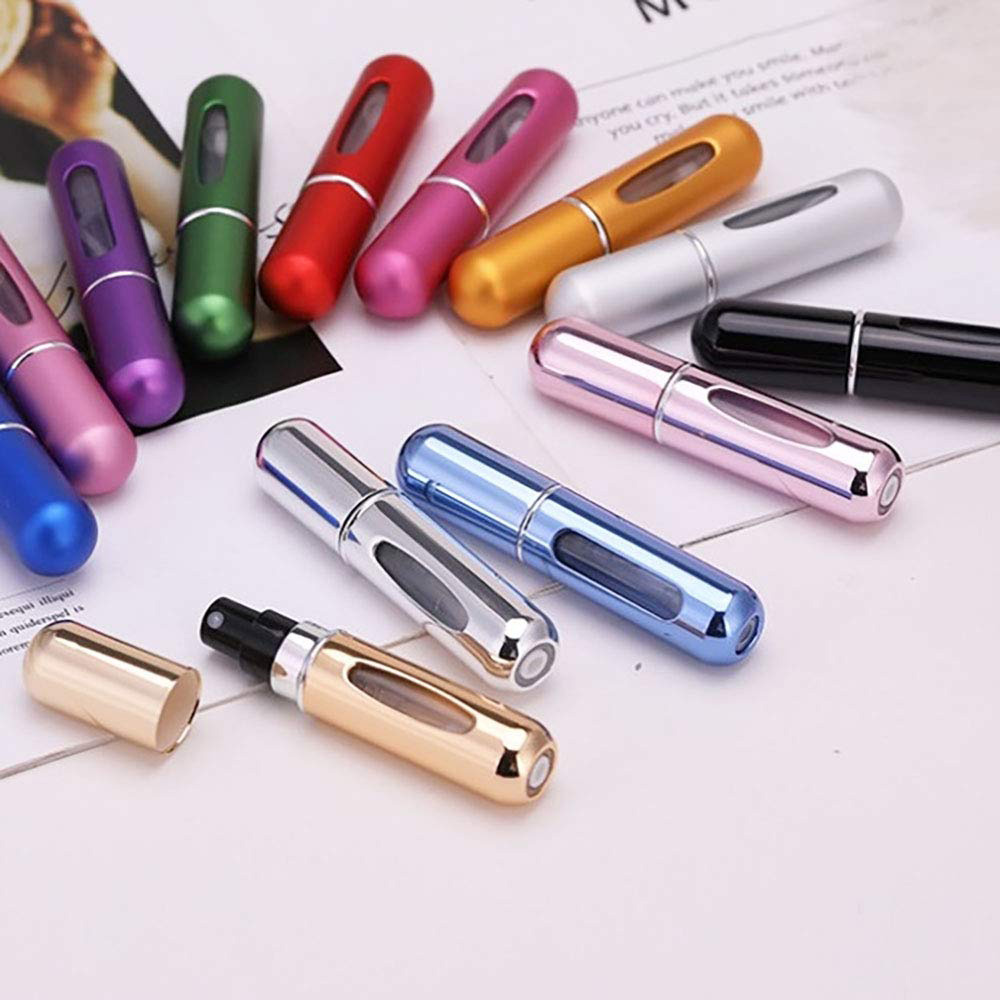 Fragrance Atomizer Pump - รีฟิลมินิขวดน้ําหอมแบบพกพาขวดเครื่องสําอางสเปรย์ขวด Atomizer สเปรย์คอนเทนเนอร์เดินทางขวดรีฟิล 8 ml/5 ml