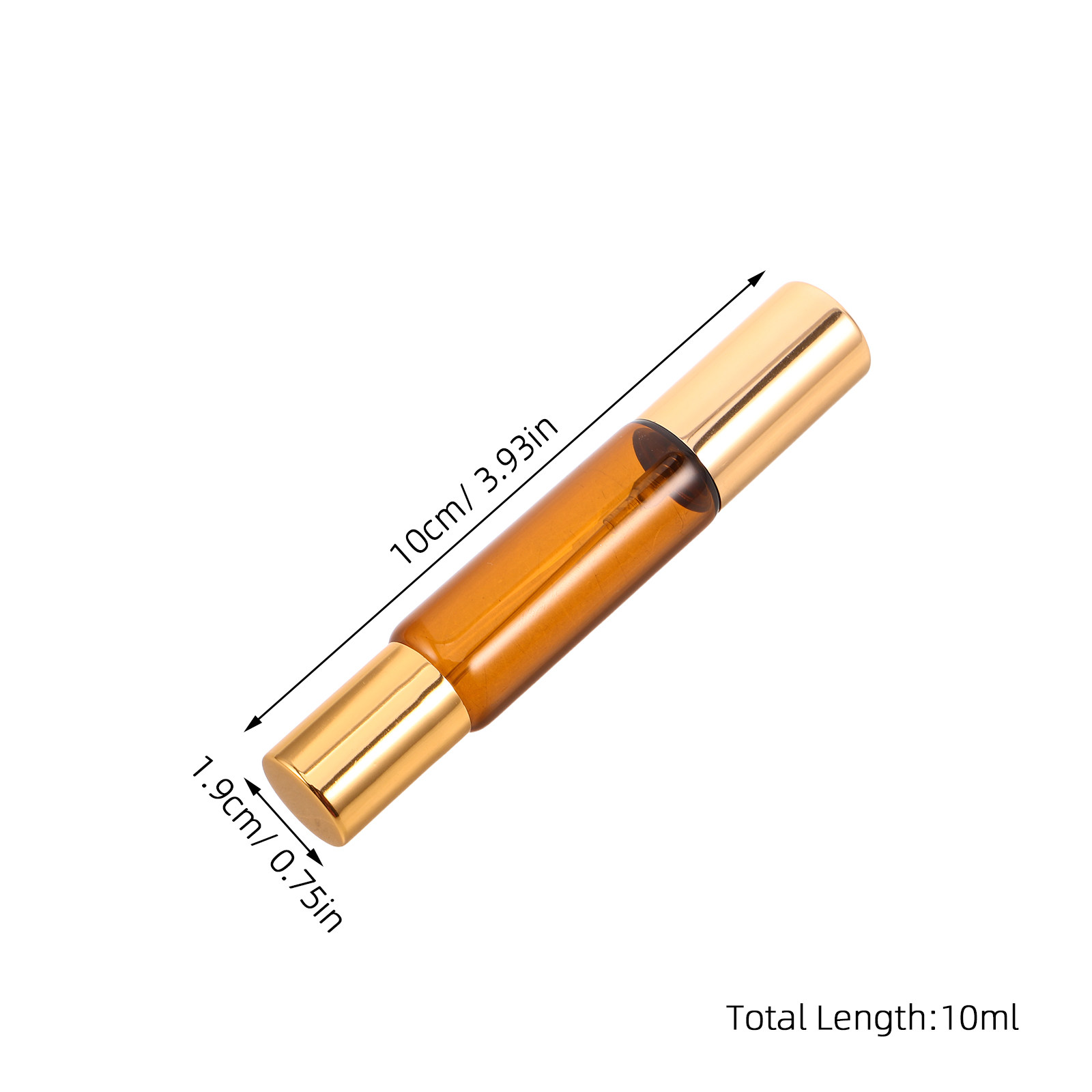 ขวดแก้วสีอำพันแบบสองหัวสำหรับน - Perfume Refill Bottle บทวิจารณ์และราคา