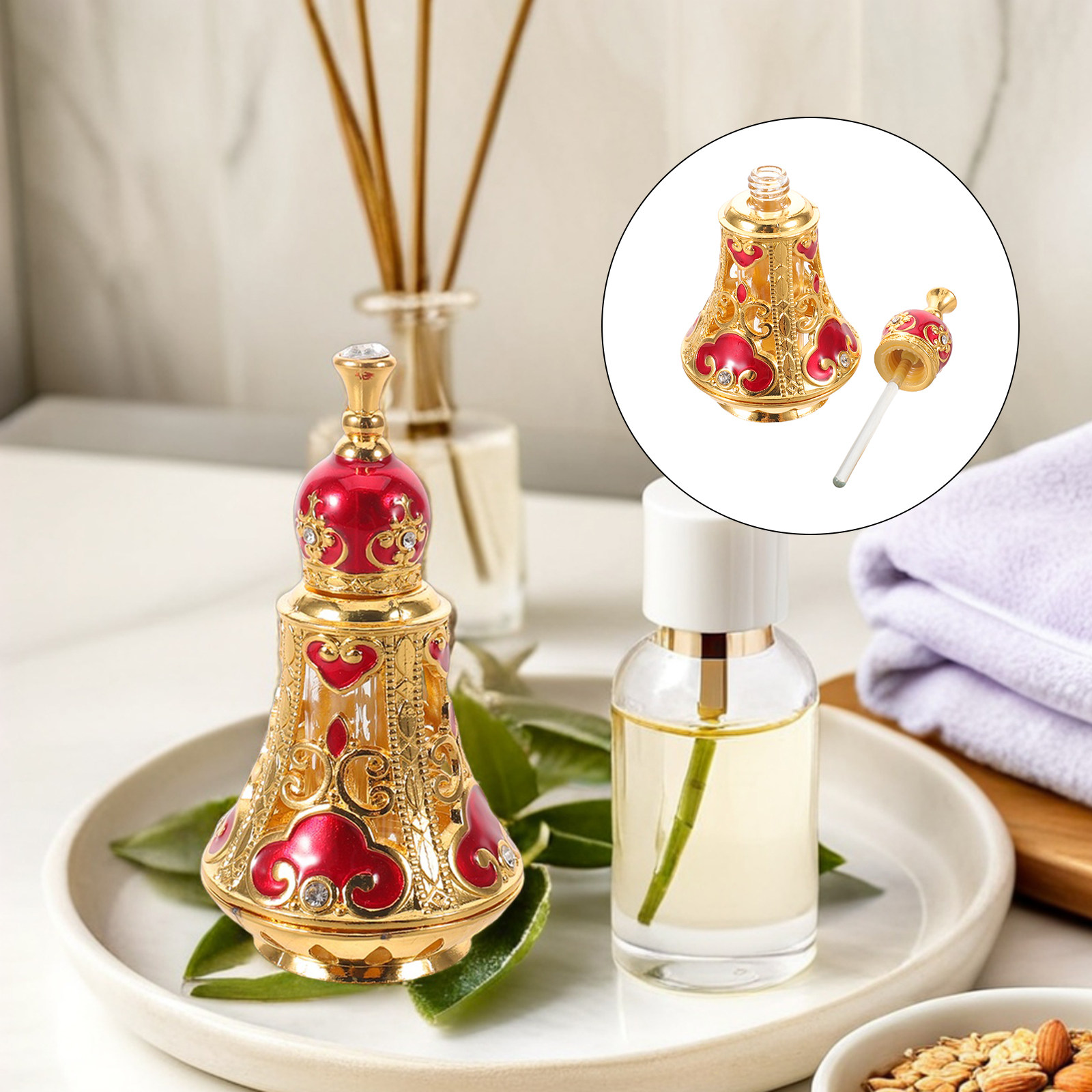 ขวดน้ำหอมแบบเติมได้สไตล์วินเทจ - Perfume Refill Bottle บทวิจารณ์และราคา