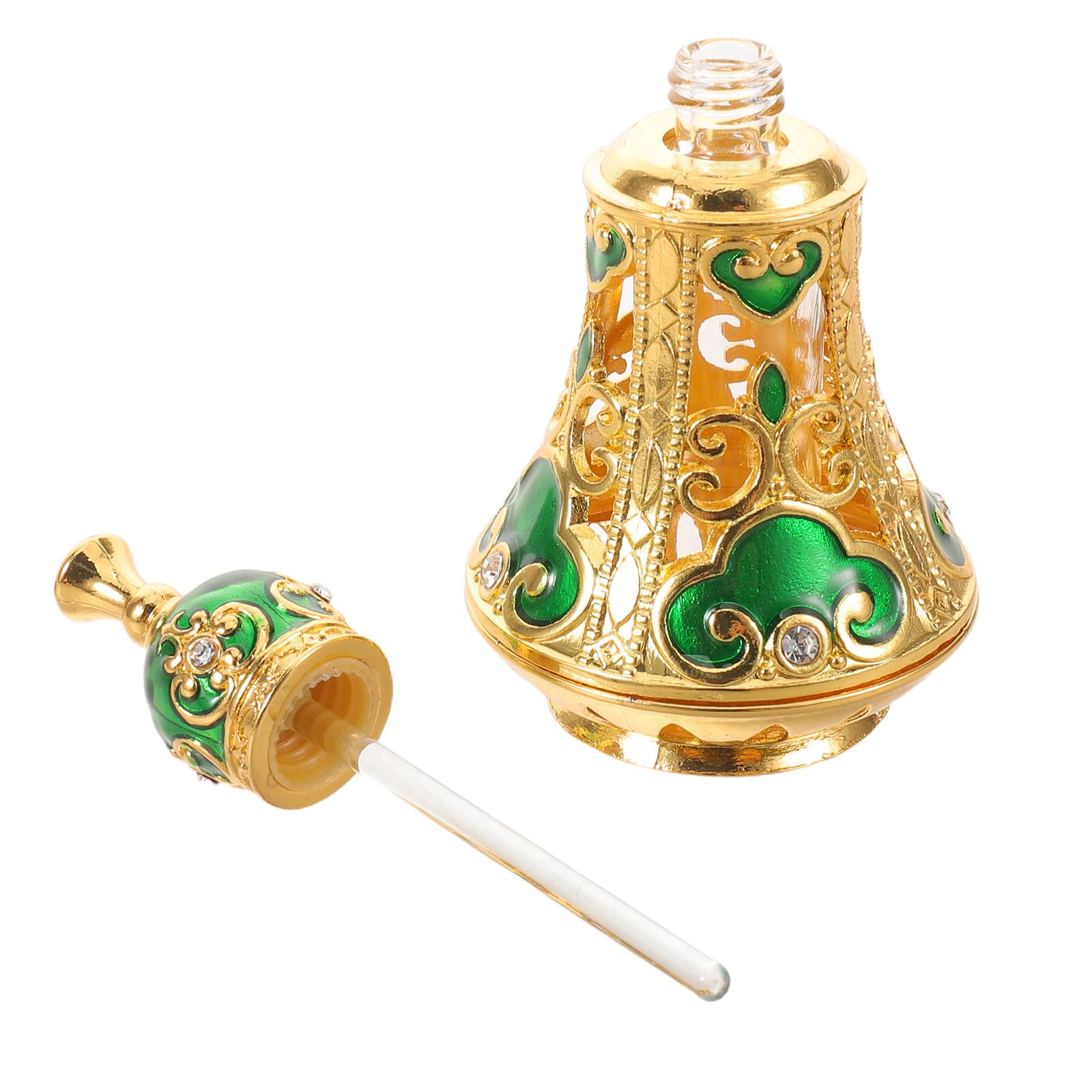 ขวดน้ำหอมวินเทจตกแต่งสไตล์ตะวั - Perfume Refill Bottle บทวิจารณ์และราคา