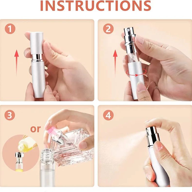 4 ชิ้น + 4 อุปกรณ์เสริม 5 มิลล - Fragrance Atomizer Pump บทวิจารณ์และราคา