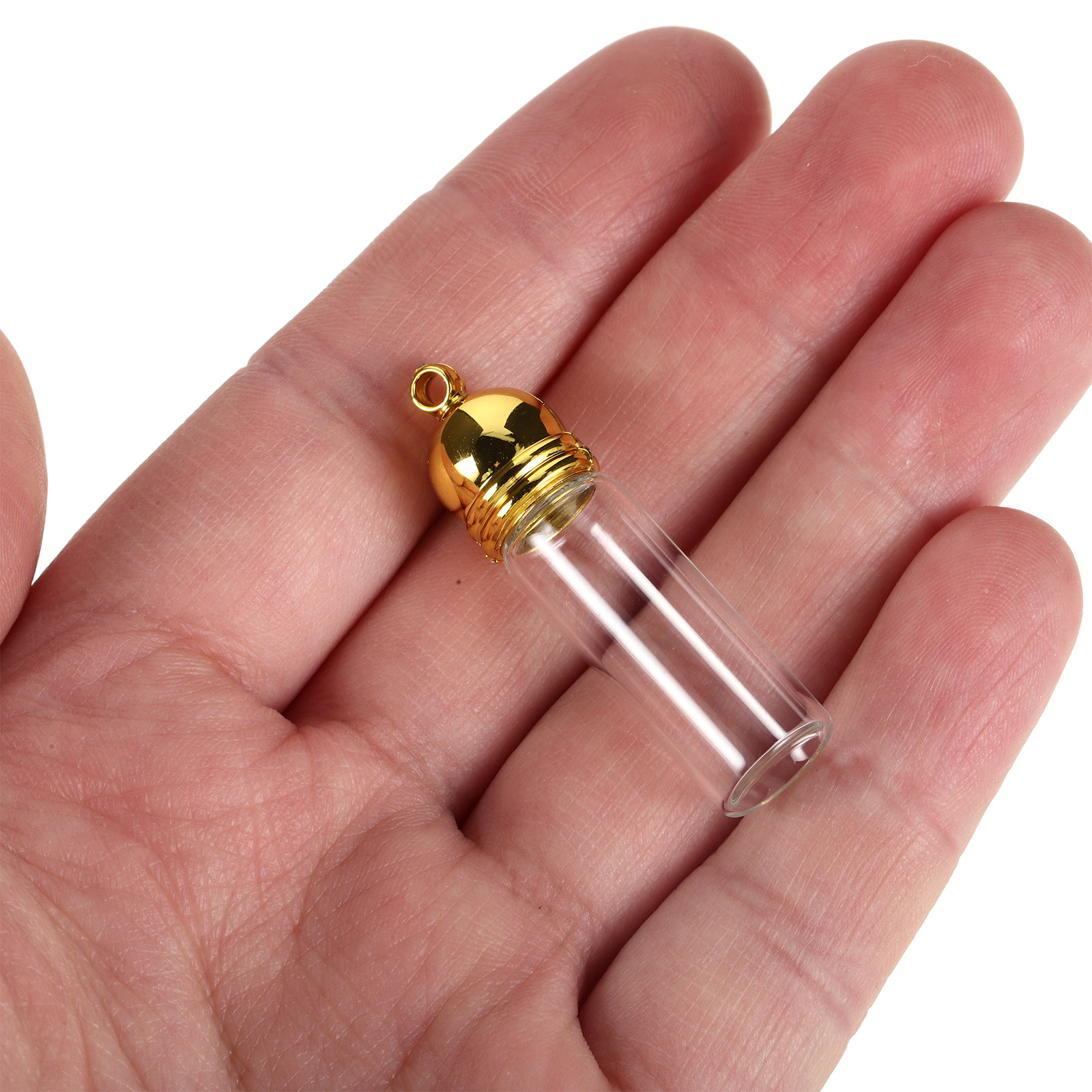 ขวดแก้วจิ๋ว 12 ชิ้น จี้ขวดน้ำห - Perfume Refill Bottle บทวิจารณ์และราคา