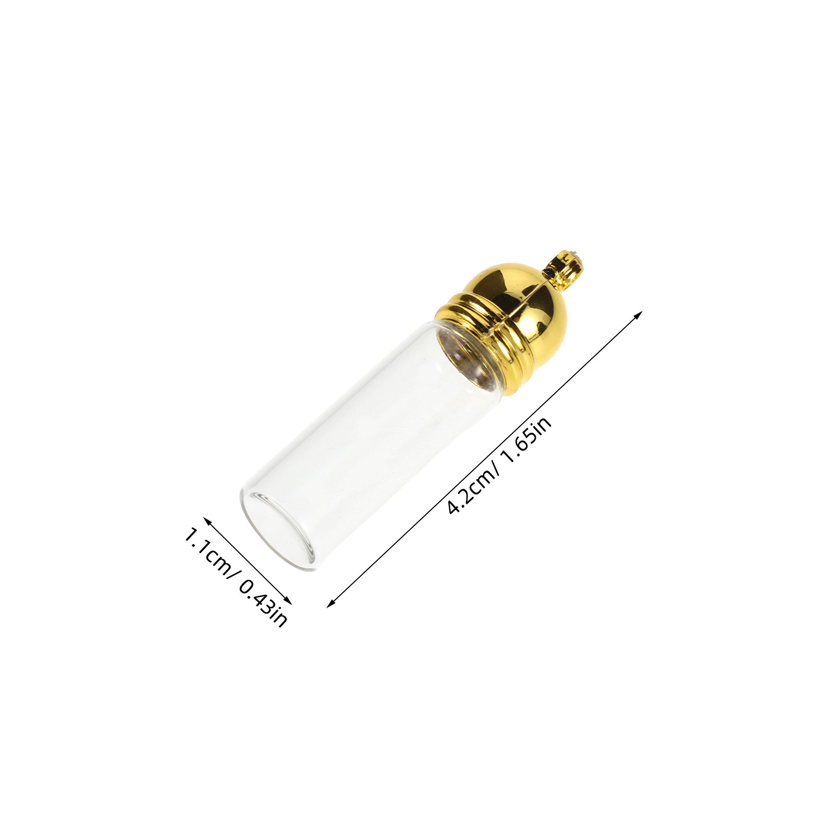 ขวดแก้วจิ๋ว 12 ชิ้น จี้ขวดน้ำห - Perfume Refill Bottle บทวิจารณ์และราคา