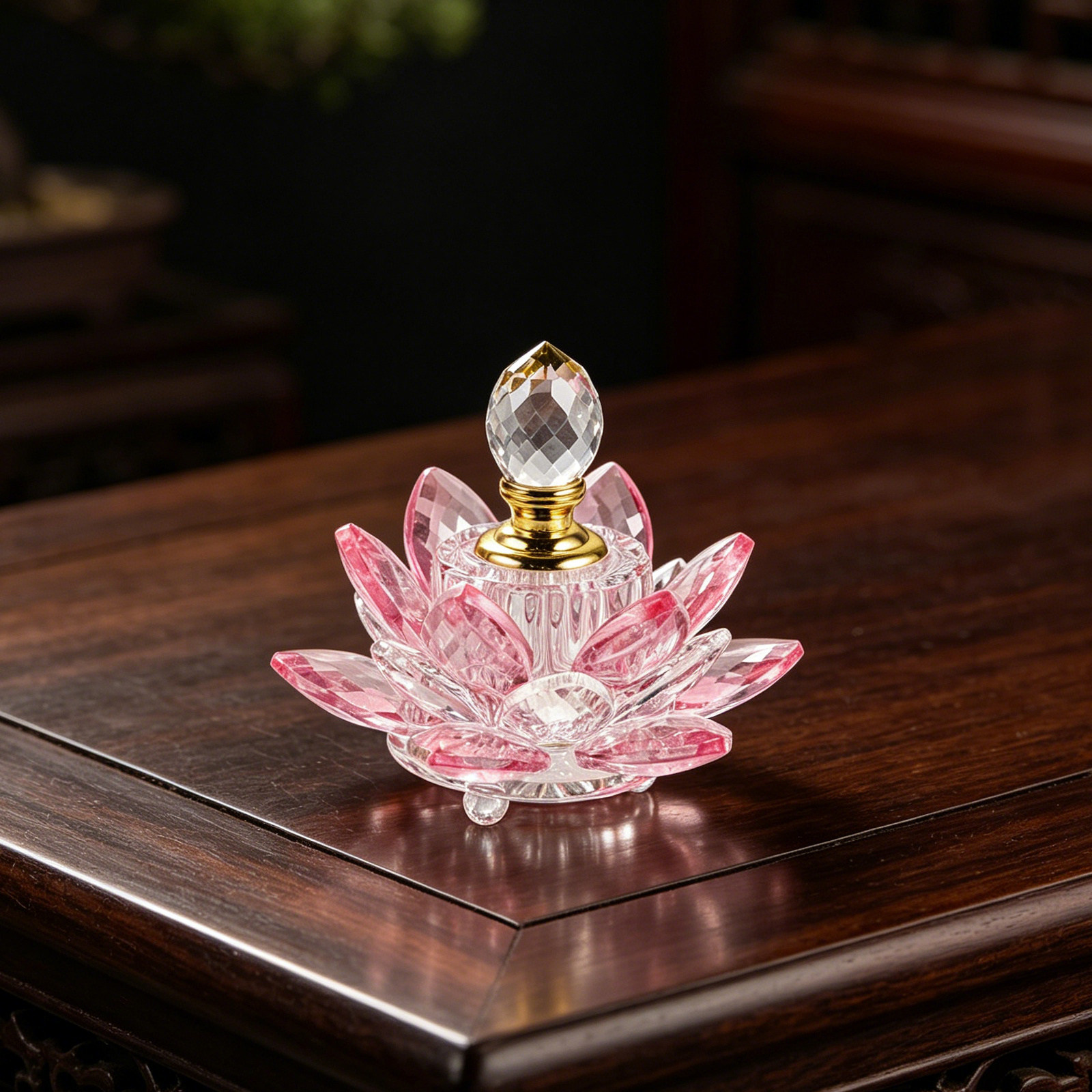 ขวดน้ำหอมรูปดอกบัวคริสตัลแบบเต - Perfume Refill Bottle บทวิจารณ์และราคา